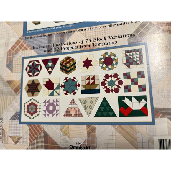 omnigrid rotary cutting templates pandoras box quilt - Picture 9 of 9